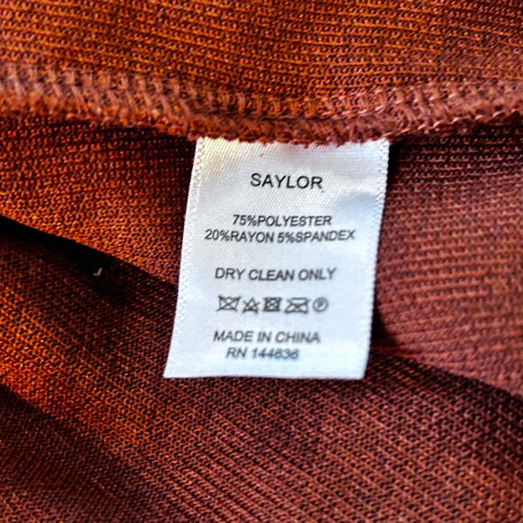 SAYLOR Brown Midi Dress - Picture 14 of 14